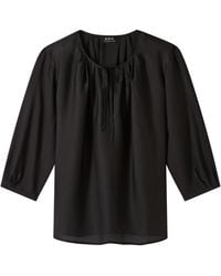 A.P.C. - Anouk Blouse - Lyst