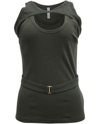 Dion Lee - Layered Ribbed-Knit Tank Top - Lyst