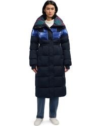 Scotch & Soda - Kaatye Core Fit Maxi Puffer With Oversized Collar - Lyst