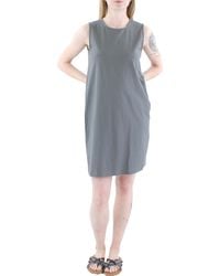 Eileen Fisher - Mini Sleeveless Shift Dress - Lyst