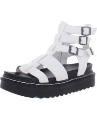 Madden Girl - Dorite Faux Leather Ankle Gladiator Sandals - Lyst