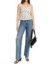 En Saison - Harley Peplum Top - Lyst