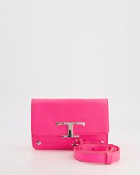 Tod's - Neon Small Leather Belt Bag With Silver Hardware - Lyst