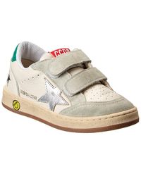 Golden Goose - Ball Star Leather & Suede Sneaker - Lyst