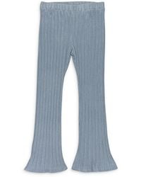 CALLIPYGIAN - Lurex Crinkle Pale Straight Pants - Lyst