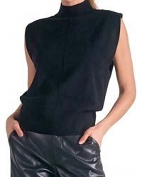 Elan - Sadie Sleeveless Sweater - Lyst