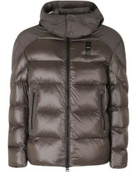 Blauer - Dark Kiernan Quilted Polyamide Down Jacket - Lyst