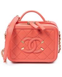 Chanel - Small Cc Filigree Vanity Case Bag - Lyst