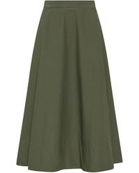 Cruna - A-Line Clean Waistband Structured Minimalist Skirt - Lyst