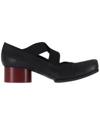 Uma Wang - Leather Block Heel Mary Jane Pumps - Lyst