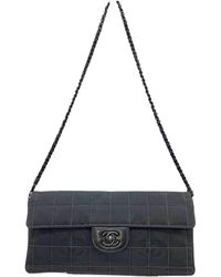 Chanel - Chocolate Bar Leather Shoulder Bag (pre-owned) - Lyst