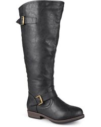 Journee Collection - Collection Extra Wide Calf Spokane Boot - Lyst