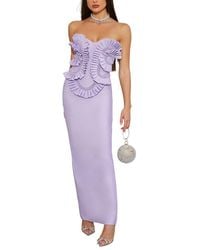Dilireba - Solid Maxi Dress - Lyst