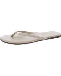 TKEES - Foundations Faux Leather Thong Flip-flops - Lyst