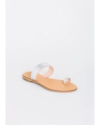 Kayu - Thessa Vegetable Tanned Leather Sandal - Lyst