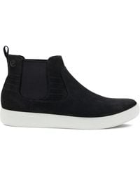 Ecco - Soft Classic Boots Nubuck Leather Ankle Chelsea Jobb576 - Lyst