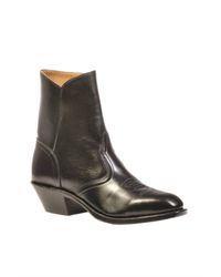 Boulet Boots - Western French Toe Boot - Lyst