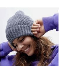 Free People - Winnie Waffle Cuff Beanie - Lyst