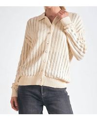 Elan - Open Knit Sweater - Lyst