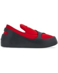 Ferragamo - Futuristic Cut-Out Sneakers - Lyst