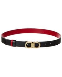 Ferragamo - Gancini Reversible & Adjustable Leather Belt - Lyst