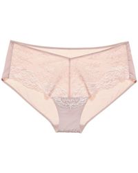 Natori - Feathers Lace Refresh Girl Brief - Lyst