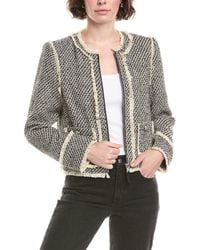 Cinq À Sept - Metallic Tweed Darina Jacket - Lyst