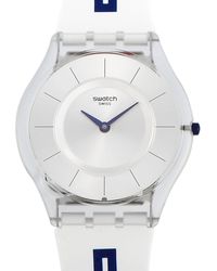Swatch - Mediolino 34 Mm Silver Dial Watch Sfe112 - Lyst