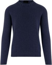 Tagliatore - Cashmere Crewneck Sweater - Lyst