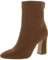 New York & Company - Faux Suede Stretch Ankle Boots - Lyst