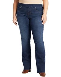 Jag Jeans - Plus Paley Mid-rise Dark Wash Bootcut Jeans - Lyst