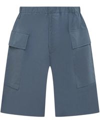 Jil Sander - Relaxed-Fit Cotton Cargo Shorts - Lyst