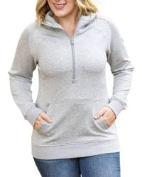Michelle Mae - Scuba Halfzip Hoodie - Lyst