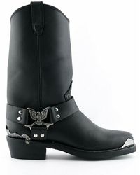 Grinders - Cowboy Biker Boots- Eagle Hi - Lyst