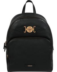 Versace - Medusa biggie Leather Backpack - Lyst