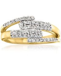 Ross-Simons - Lab-Grown Diamond Interlocking Multi-Row Ring - Lyst