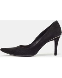 Tod's - Suede Pointed Toe Pumps - Lyst