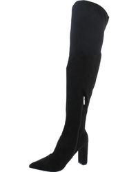 New York & Company - Monia Faux Suede Heels Over-the-knee Boots - Lyst