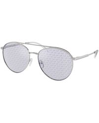 Michael Kors - Arches 58mm Silver Sunglasses Mk1138-1153r0-58 - Lyst