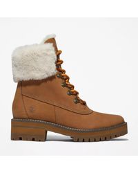 Timberland - Courmayeur Valley 6-inch Waterproof Faux-fur Boot - Lyst