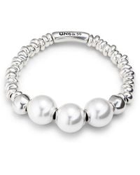 Uno De 50 - Pearl Bead Bracelet - Lyst