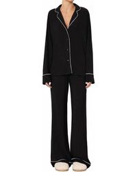 ÉTERNE - Long Sleeve Top And Pull-On Pants Pajama Set - Lyst