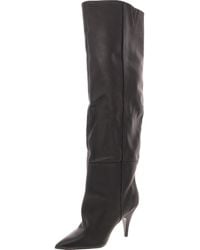 Steve Madden - Bellamie Leather Pointed Toe Over-The-Knee Boots - Lyst