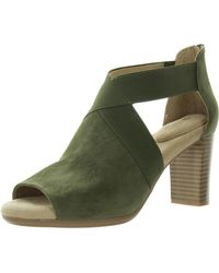 Giani Bernini - Averiel Leather Open Toe Pumps - Lyst