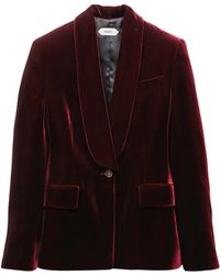 Versace - Viscose Velvet Blazer - Lyst