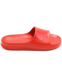 Lacoste - Croco 2.0 Slide Sandals - Lyst