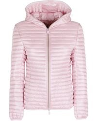 Save The Duck - Alexa Hooded Quilted Polyester Down Jacket - Lyst
