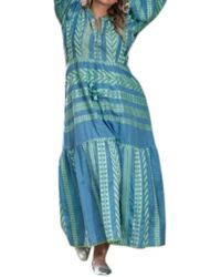 Just Bellina - Ballon Sleeve Maxi Dress - Lyst