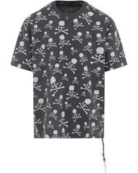 Mastermind Japan - Skull And Crossbones Print T-Shirt - Lyst