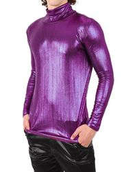 Barabas - Hotter Than Hell Metallic Turtleneck Sweater - Lyst